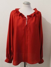 H&M Bluse mit Volantkragen NEU