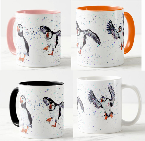 Papageientaucher vogel - papageientaucher,