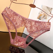 Femmes Wachung Durch Tanga G-String-Spitze Unterwäsche Slips Sexy T-Bac *?