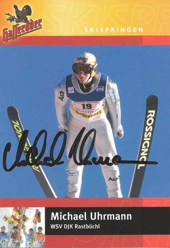 Autogramme michael uhrmann - autogramme,