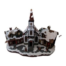 Weihnachtskirche mit Häusern