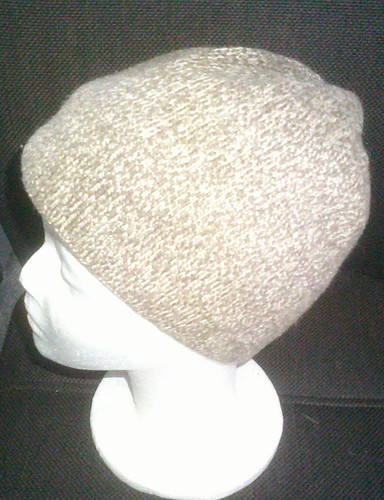 Strickmütze braun beige - strickmütze, braun/beige