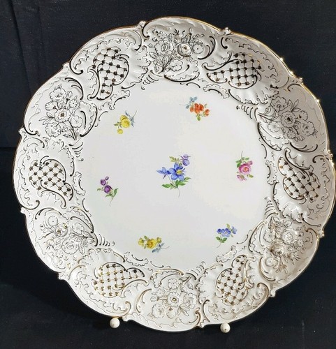 Meissen prunkteller - meissen,