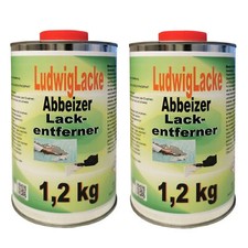 Abbeizer Farb & Lackentferner 2x 1,2 kg für Holz und Metall