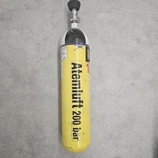 4L Atemluftflasche Pressluftflasche Tauchflasche 200 Bar ohne TÜV  !