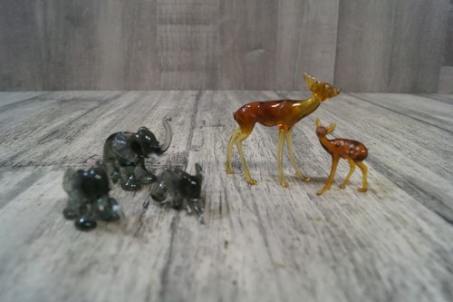 Glasfiguren elefanten reh - glasfiguren,
