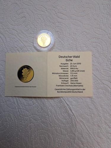 Euro goldmünze deutscher - 20,