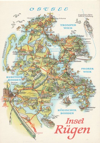 Ddr landkarten insel - ddr,, "insel