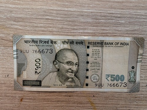 500 indien rupien banknote - 500, indien-rupien-banknote