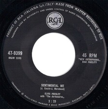 Vinyl Single:  Elvis Presley -