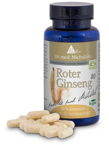 Roter ginseng nach - nach, med