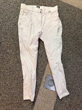 Damen Reithose BR Weiß Knie