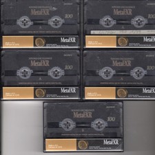 5 Stück SONY Metal XR 100, 1 x bespielt, sehr gut erhaltene Audio-Cassetten MCs 