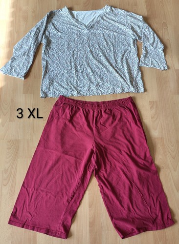 Pyjama schlafanzug shirt 3 4 - schlafanzug, 3/4