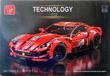 TGL Technology T5001 Bausatz 1 zu 10 Ferrari F12 Car Technik Bausteine 46x23cm