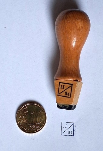 Alter ddr stempel - (s100),