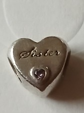 Original Pandora Element, Herz "Sister", rosa Zirkonia , retired