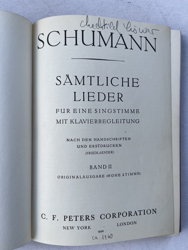 Noten schumann sämtliche - noten.,