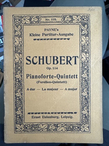 Schubert pianoforte quintett - schubert, pianoforte-quintett