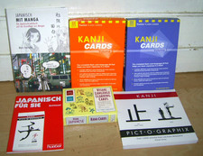 Japanisch lernen mit Manga Kanji Cards 1+2 Pict-o-graphic weitere Sprachführer