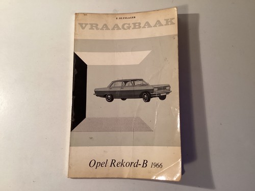 Opel handbuch rekord 1966 - handbuch,