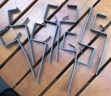 Blumenkastenhalter 8 Stück Balkonkastenhalter Kastenhalter Grau Metall