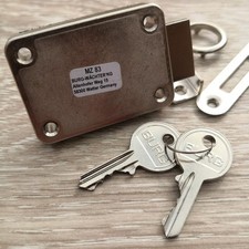 Möbelschloss, Burg-Wächter MZ 83, Aufschraub-Schloss, Zylinder-Kastenschloss,