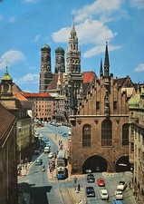 München marienplatz altes - ak,