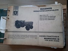 Original GÜLDNER Burgund N TYP A3K A3KA Traktoren  Linde 1964