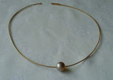 Feine NIESSING Schnur Kette 750 Gold 18k u. Kugel Platin 950/1000 Gold +5 Kugeln