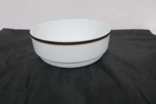 Thomas Porzellan Schüssel  Scandic Shadow  ?  Brauner Rand Ø 23 cm,