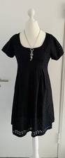 Kleid Häkelkleid H&M schwarz
