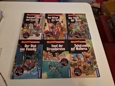 6x  Bücher Die 3 ??? Fragezeichen Kids/ die Feriendetektive- ungelesen, wie neu
