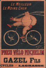 Blechschild "Pneu Vélo