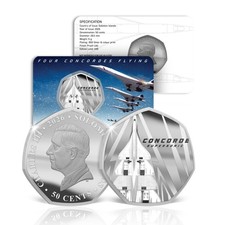 Concorde Heiligabend 40 Jahre 2026 Gedenkmünze limitierte Auflage