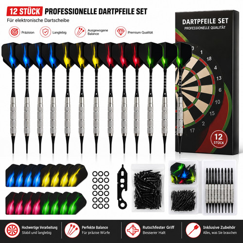 Softdart set stück - softdart, profi