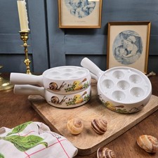 Konvolut 4 Pfannen Schnecken