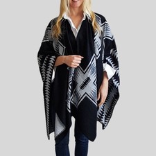 Poncho Lagenlook Cape Wende