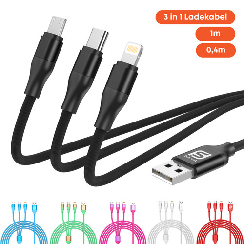 3in1 multi ladekabel usb - ladekabel, &