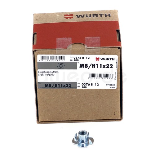 Würth einschlagmuttern x - einschlagmuttern,