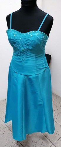 Damen kleid zweiteiler - damen,