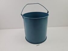 Eimer Blecheimer blau alt DDR Kohleeimer Mülleimer Holzeimer Höhe 28cm #240850