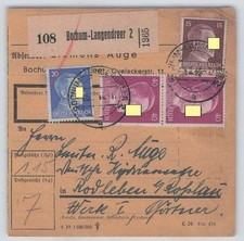 Deutsches Reich Paketkarte