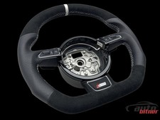 AUSTAUSCH Lenkrad Alcantara Multifunktion DSG AUDi A8 4H D4 Abgeflacht S-Line