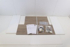 Pelipal Badezimmer Hängeschrank Quickset 380 Weiß Glanz/Sanremo Eiche Terra Quer