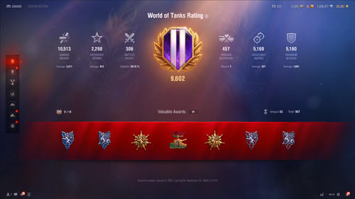 Wot world tanks account - eu, of