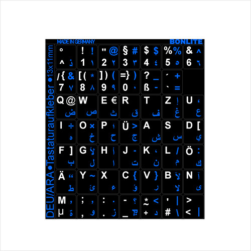 Tastaturaufkleber deutsch - tastaturaufkleber,