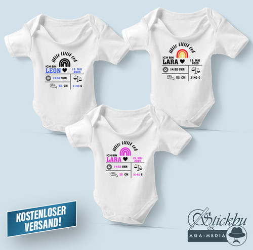 Body baby personalisiert mit - body,