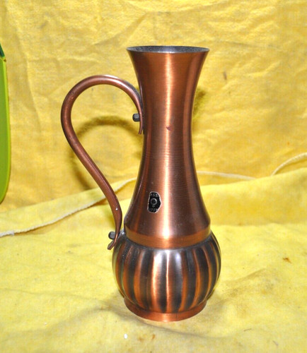 Kupfer vase design 70er jahre - kupfer,