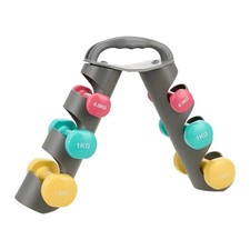 0,5/1/1,5 kg Fitness Hanteln Heim Hand Gewichte Set mit Aufbewahrungsständer UK